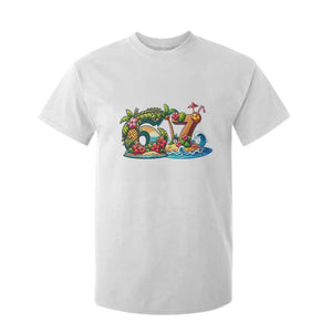 Tropical Beach Six Seven T Shirt For Kid Summer Island Vacation Graphic