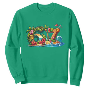 Tropical Beach Six Seven Sweatshirt Summer Island Vacation Graphic