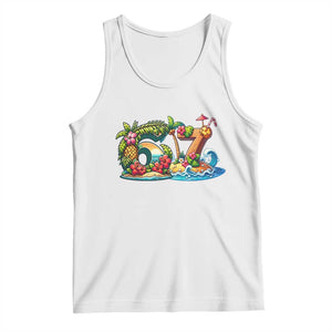 Tropical Beach Six Seven Tank Top Summer Island Vacation Graphic