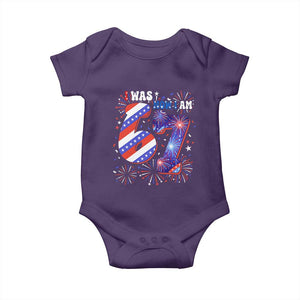 I Was Six Now I Am Seven Baby Onesie Patriotic 7th Birthday Gift