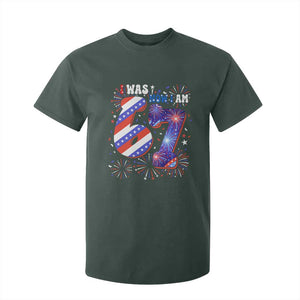 I Was Six Now I Am Seven T Shirt For Kid Patriotic 7th Birthday Gift