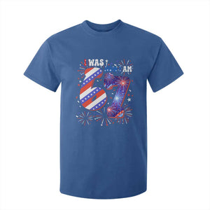 I Was Six Now I Am Seven T Shirt For Kid Patriotic 7th Birthday Gift