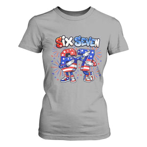 Funny Six Seven Dabbing T Shirt For Women Patriotic American Pride Gift