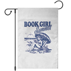 Book Girl Summer Garden Flag Funny Beach Book Lover Gift