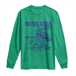 Book Girl Summer Long Sleeve Shirt Funny Beach Book Lover Gift