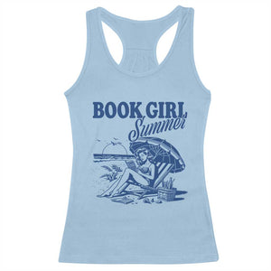 Book Girl Summer Racerback Tank Top Funny Beach Book Lover Gift