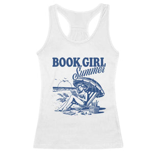 Book Girl Summer Racerback Tank Top Funny Beach Book Lover Gift