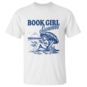 Book Girl Summer T Shirt Funny Beach Book Lover Gift