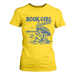 Book Girl Summer T Shirt For Women Funny Beach Book Lover Gift