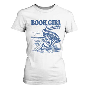Book Girl Summer T Shirt For Women Funny Beach Book Lover Gift
