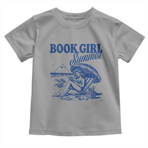 Book Girl Summer Toddler T Shirt Funny Beach Book Lover Gift