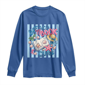 Beach Book Club Long Sleeve Shirt Bookworm Summer Vacation Graphic