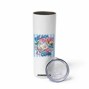 Beach Book Club Skinny Tumbler Bookworm Summer Vacation Graphic