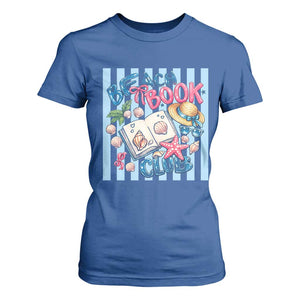 Beach Book Club T Shirt For Women Bookworm Summer Vacation Graphic