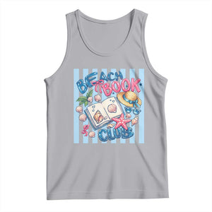 Beach Book Club Tank Top Bookworm Summer Vacation Graphic