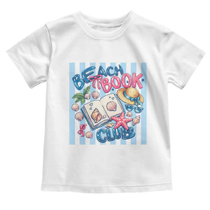 Beach Book Club Toddler T Shirt Bookworm Summer Vacation Graphic