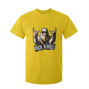 Funny Bigfoot Rock N Roll T Shirt For Kid Music Lover Sasquatch TS12 Daisy Print Your Wear