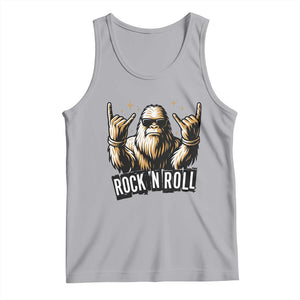 Funny Bigfoot Rock N Roll Tank Top Music Lover Sasquatch TS12 Athletic Heather Print Your Wear
