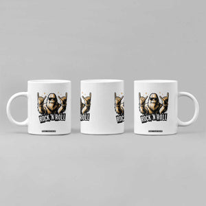 Funny Bigfoot Rock N Roll Coffee Mug Music Lover Sasquatch TS12 Print Your Wear