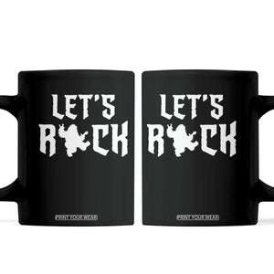 Bigfoot Rock N Roll Coffee Mug Funny Lets Rock Music Lover TS12 Black Print Your Wear