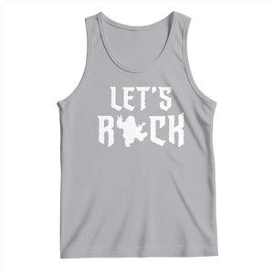Bigfoot Rock N Roll Tank Top Funny Lets Rock Music Lover TS12 Athletic Heather Print Your Wear