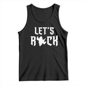 Bigfoot Rock N Roll Tank Top Funny Lets Rock Music Lover TS12 Black Print Your Wear