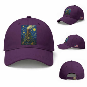 Starry Night Hops Brewery Baseball Cap Vintage Hops Beer Lover Painterly