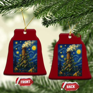 Starry Night Hops Brewery Ceramic Ornament Vintage Hops Beer Lover Painterly