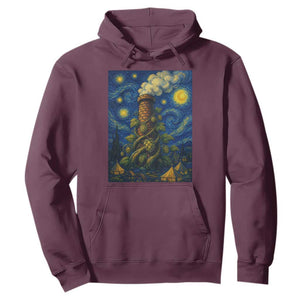 Starry Night Hops Brewery Hoodie Vintage Hops Beer Lover Painterly