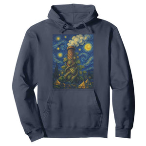 Starry Night Hops Brewery Hoodie Vintage Hops Beer Lover Painterly