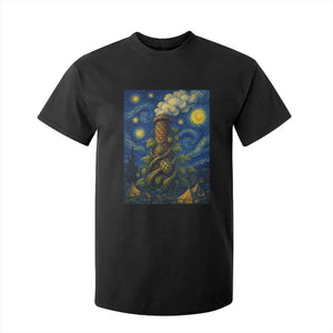 Starry Night Hops Brewery T Shirt For Kid Vintage Hops Beer Lover Painterly