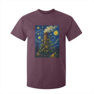 Starry Night Hops Brewery T Shirt For Kid Vintage Hops Beer Lover Painterly