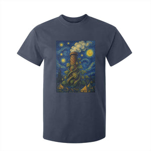 Starry Night Hops Brewery T Shirt For Kid Vintage Hops Beer Lover Painterly
