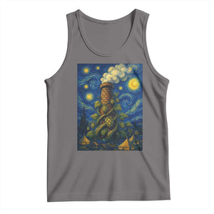 Starry Night Hops Brewery Tank Top Vintage Hops Beer Lover Painterly
