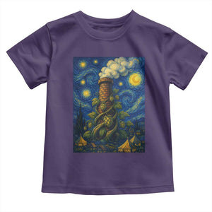 Starry Night Hops Brewery Toddler T Shirt Vintage Hops Beer Lover Painterly