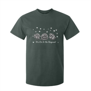 Its Ok To Be Different Jimothy Raccoon T Shirt For Kid Cute Trash Panda Viral Animal Lover Gift