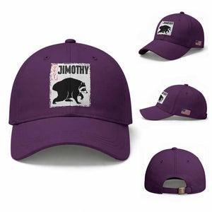 Jimothy The Raccoon Baseball Cap Japanese Style Trash Panda Graphic