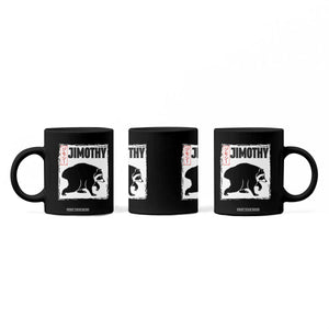 Jimothy The Raccoon Coffee Mug Japanese Style Trash Panda Graphic