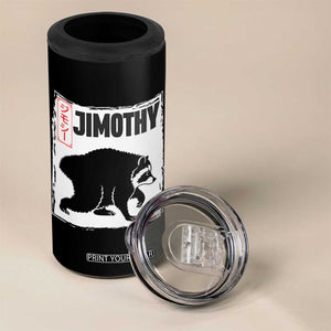 Jimothy The Raccoon 4 in 1 Can Cooler Tumbler Japanese Style Trash Panda Graphic