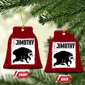 Jimothy The Raccoon Ceramic Ornament Japanese Style Trash Panda Graphic