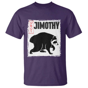 Jimothy The Raccoon T Shirt Japanese Style Trash Panda Graphic