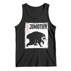 Jimothy The Raccoon Tank Top Japanese Style Trash Panda Graphic