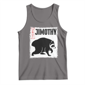 Jimothy The Raccoon Tank Top Japanese Style Trash Panda Graphic