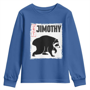 Jimothy The Raccoon Youth Sweatshirt Japanese Style Trash Panda Graphic