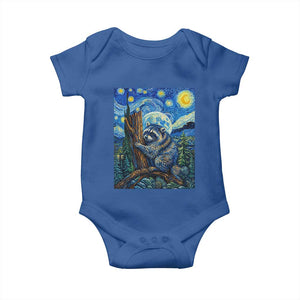 Seattle Trash Panda Starry Night Graphic Baby Onesie Funny Short King Raccoon