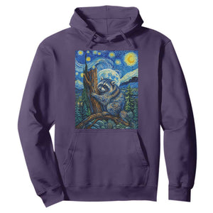 Seattle Trash Panda Starry Night Graphic Hoodie Funny Short King Raccoon