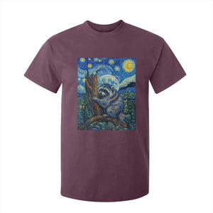 Seattle Trash Panda Starry Night Graphic T Shirt For Kid Funny Short King Raccoon