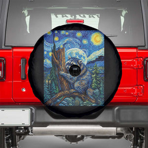 Seattle Trash Panda Starry Night Graphic Spare Tire Cover Funny Short King Raccoon