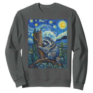 Seattle Trash Panda Starry Night Graphic Sweatshirt Funny Short King Raccoon