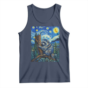 Seattle Trash Panda Starry Night Graphic Tank Top Funny Short King Raccoon